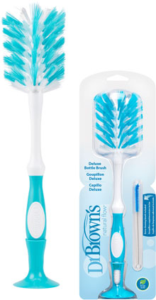 Deluxe Bottle Brush, Packaged and Unpackaged