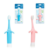 Blue and Pink Elephant Toothbrushes, Products and Packaging