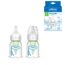 2 oz/60 mL Zero-Resistance™ Narrow Bottle with Preemie Flow™ Nipple, Product & Package