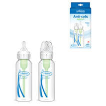 8 oz/250 mL Zero-Resistance™ Narrow Bottle with Level 1 Nipple, Product & Package